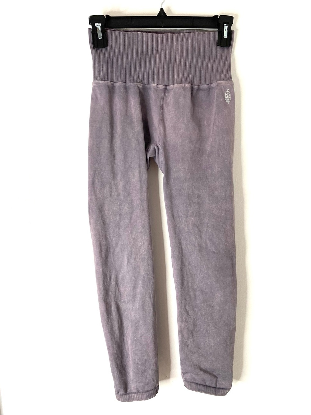 FP Movement by Free People Purple High Rise Mesh Detail Leggings